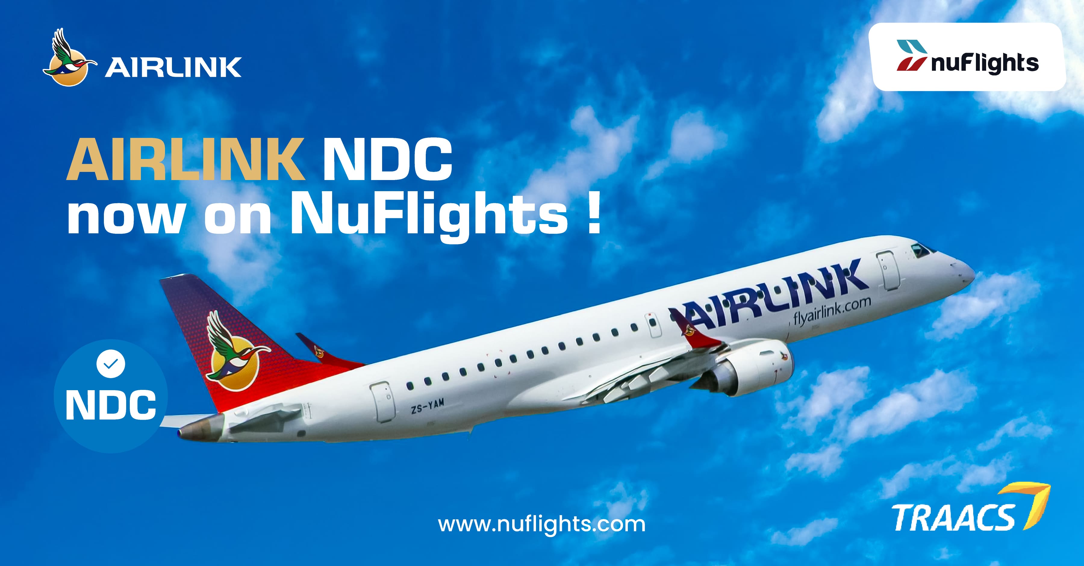 NuFlights Expands NDC Portfolio with Airlink NDC